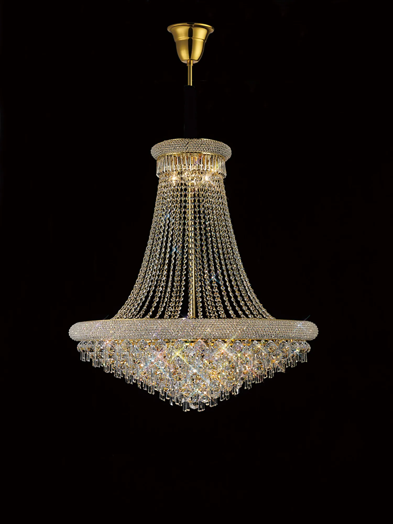 IL32112  Alexandra Crystal Chandelier 18 Light (27kg) Gold